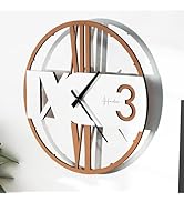 Amazon.co.jp: 振り子時計 金属 掛け時計 おしゃれ 楕円形 壁